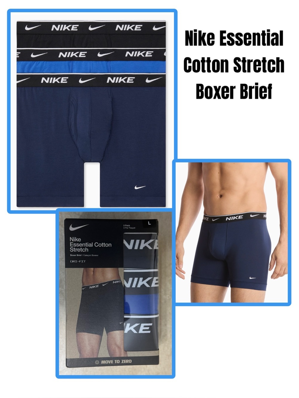 Nike Essential Cotton Stretch Boxer Brief